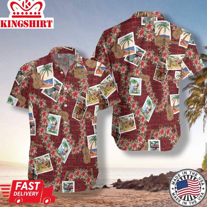 Merry Christmas Santa Claus Trendy Hawaiian Shirt