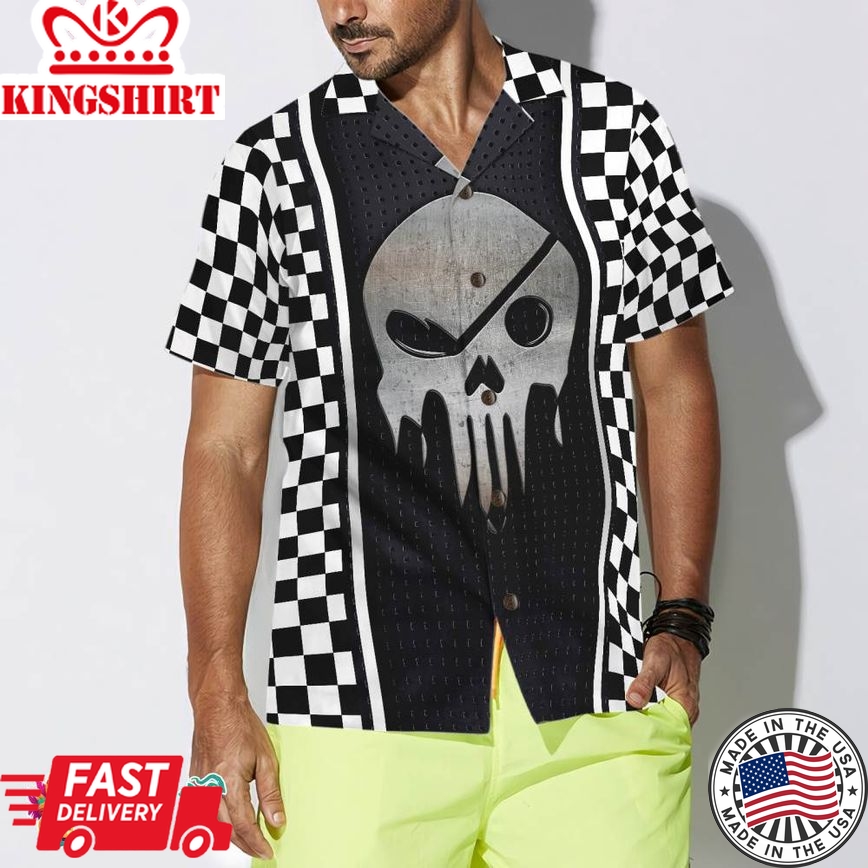 Metal Skull Golf Hawaiian Shirt