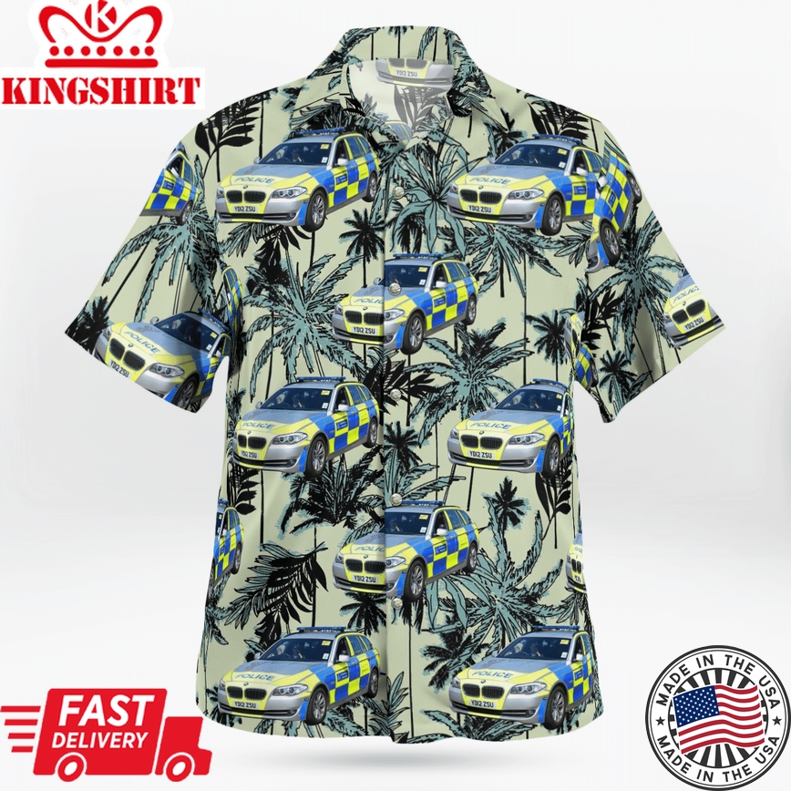 Metropolitan Police Service Bmw 5 Hawaiian Shirt