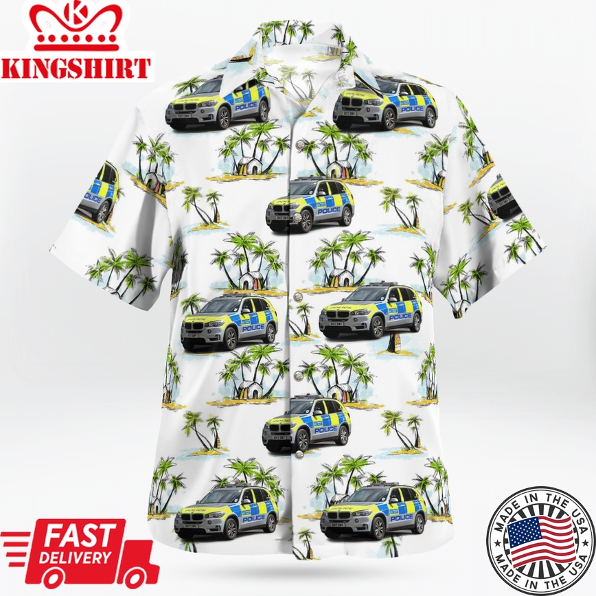 Metropolitan Police Service Bmw X5 Armed Response Vehicle Hawaiian Shirt