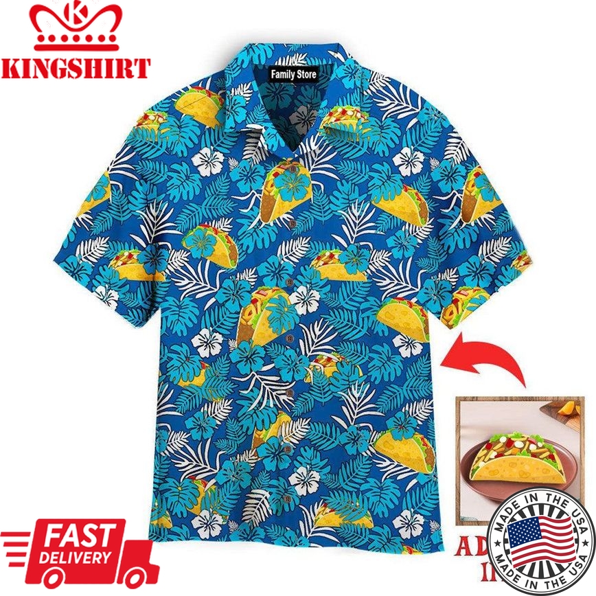 Mexican Taco Custom Hawaiian Shirt