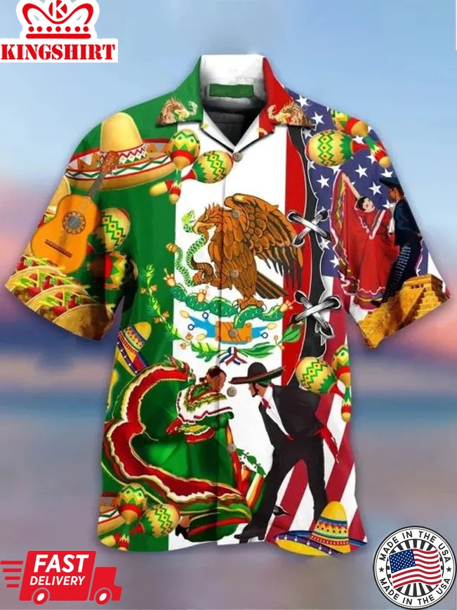 Mexican Trendy Hawaiian Shirt