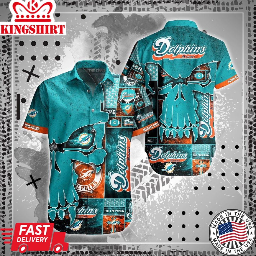 Miami Dolphins Hawaiian Shirt: NFL Style Short