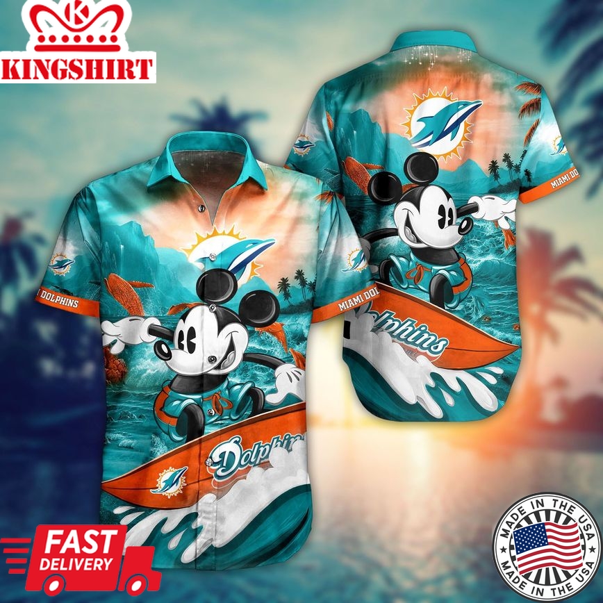 Miami Dolphins Hawaiian Shirt: NFL Trending Summer Logo