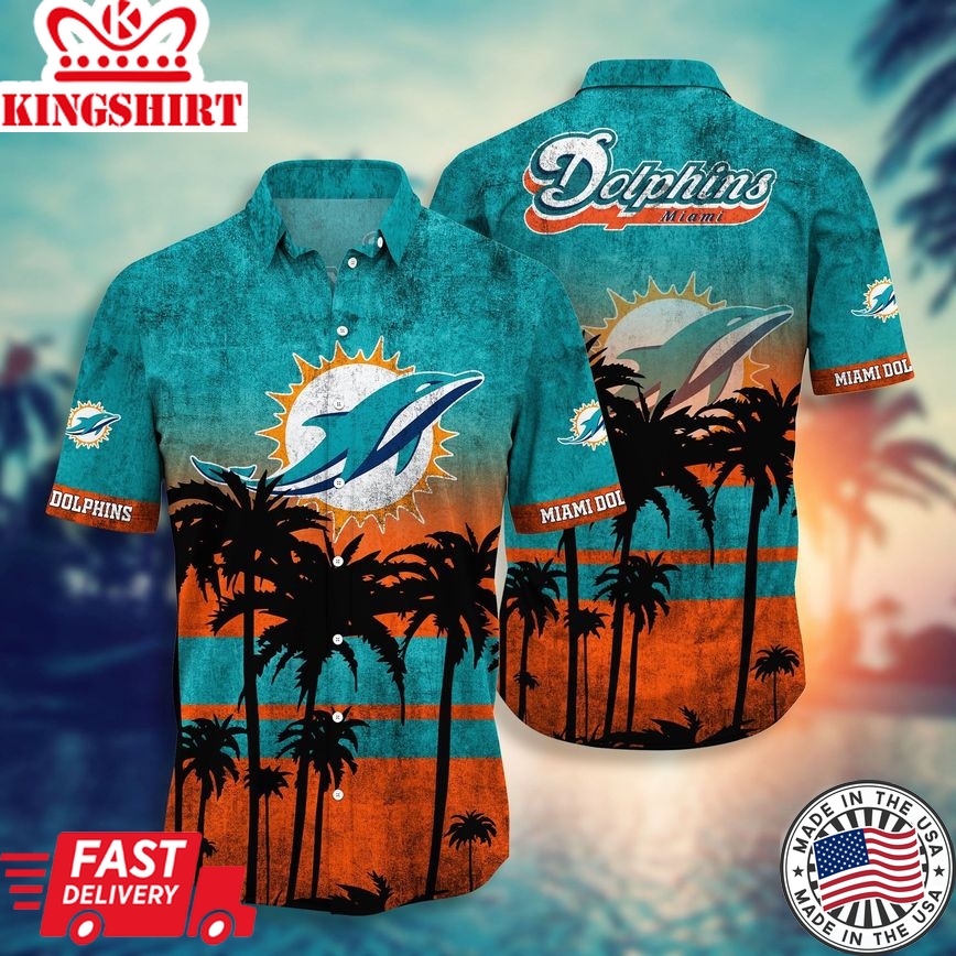 Miami Dolphins Hawaiian Shirt: Short Style Hot Trending, Summer Collection, Trending Hawaiian Shirts