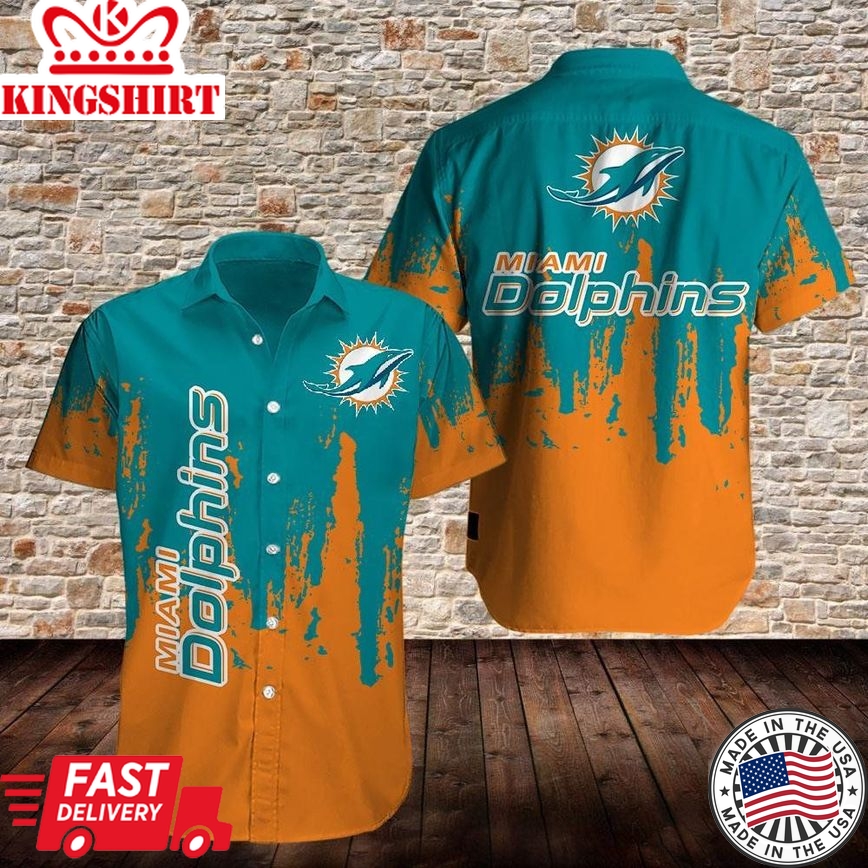 Miami Dolphins Hawaiian Shirt: Trending Hawaiian Shirts Design 08, Limited Edition