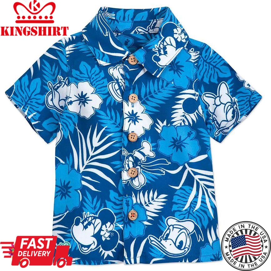 Mickey And Friends Aloha Shirt For Summer - Add Some Fun To Your Vacation Wardrobe