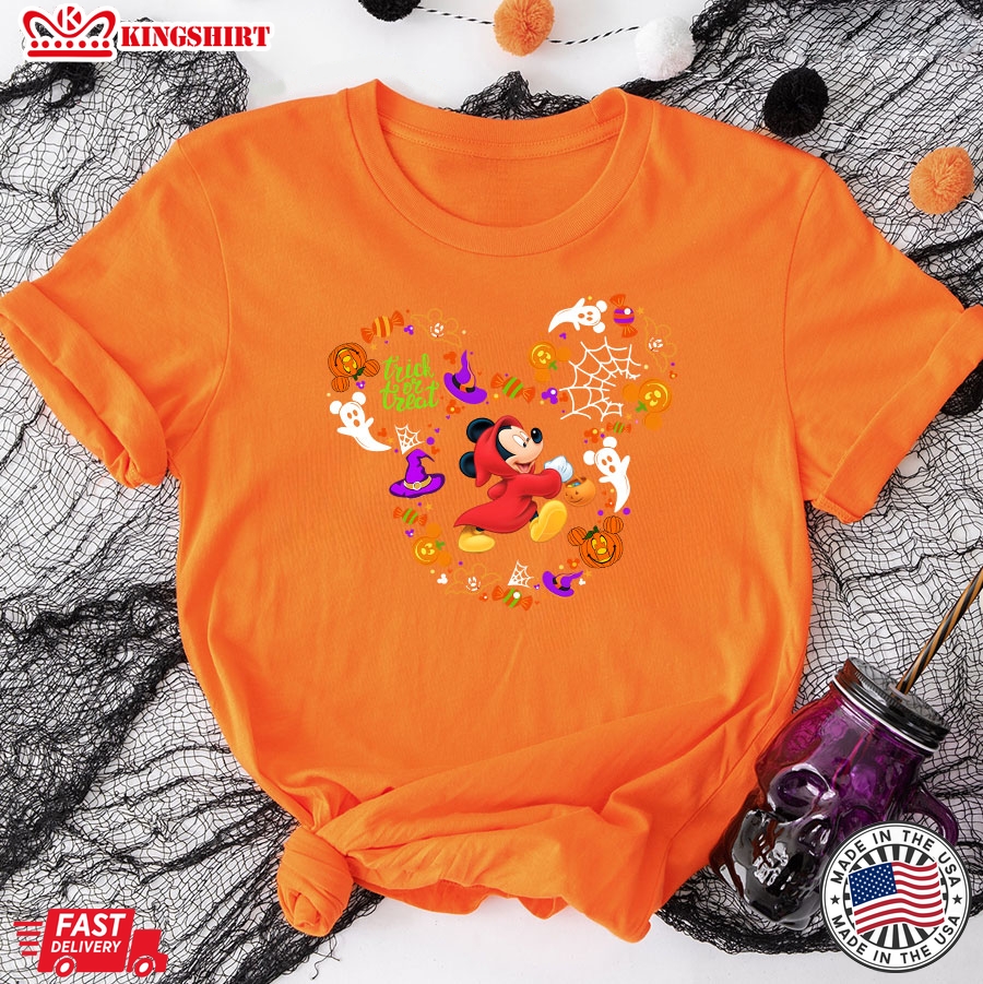 Mickey Mouse Halloween Trick Or Treat T-Shirt