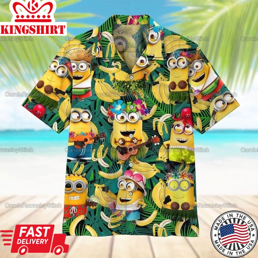 Minions Banana Trendy Hawaiian Shirt