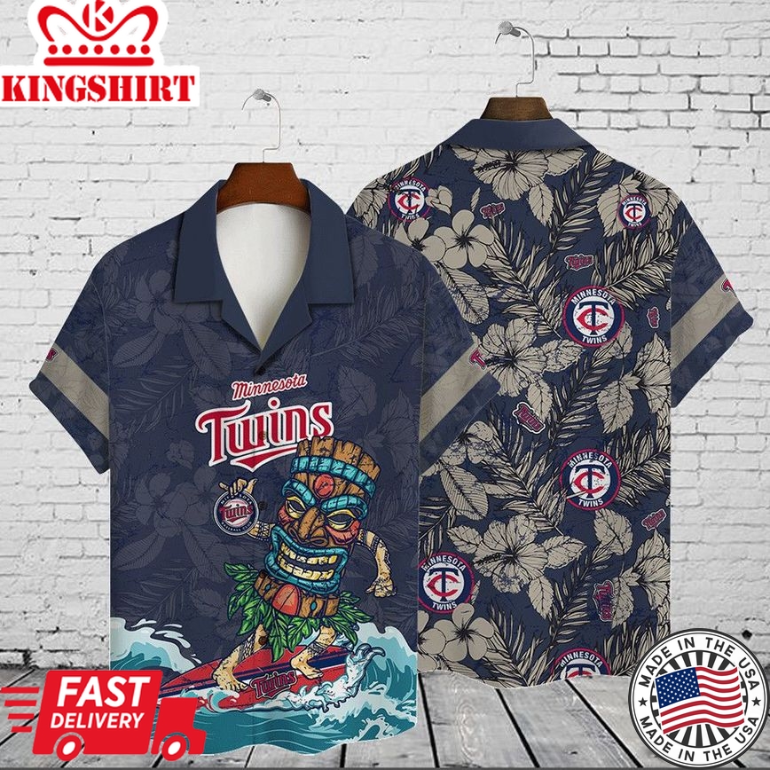 Minnesota Twins Hawaiian Shirt with All Over Print