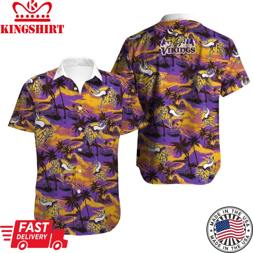 Minnesota Vikings Limited Edition Hawaiian Shirt Trending Hawaiian Shirts Design 06