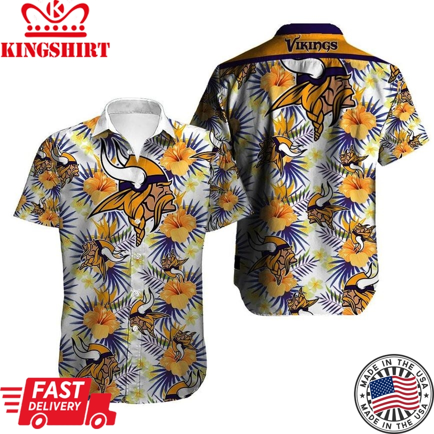 Minnesota Vikings Limited Edition Hawaiian Shirt Trending Hawaiian Shirts Design 07