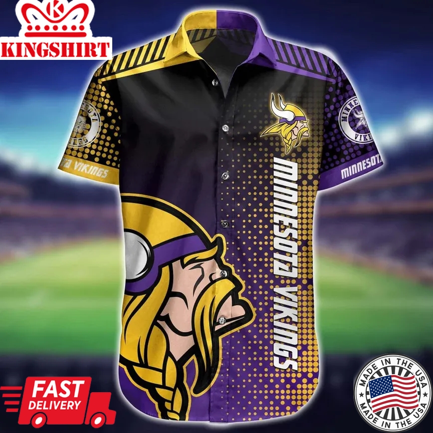 Minnesota Vikings NFL Personalize Hawaii Shirt Style