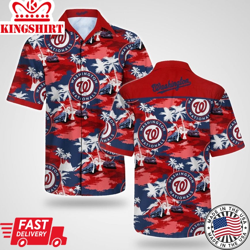 Mlb Washington Nationals Trendy Hawaiian Shirt V5 Aloha Shirt