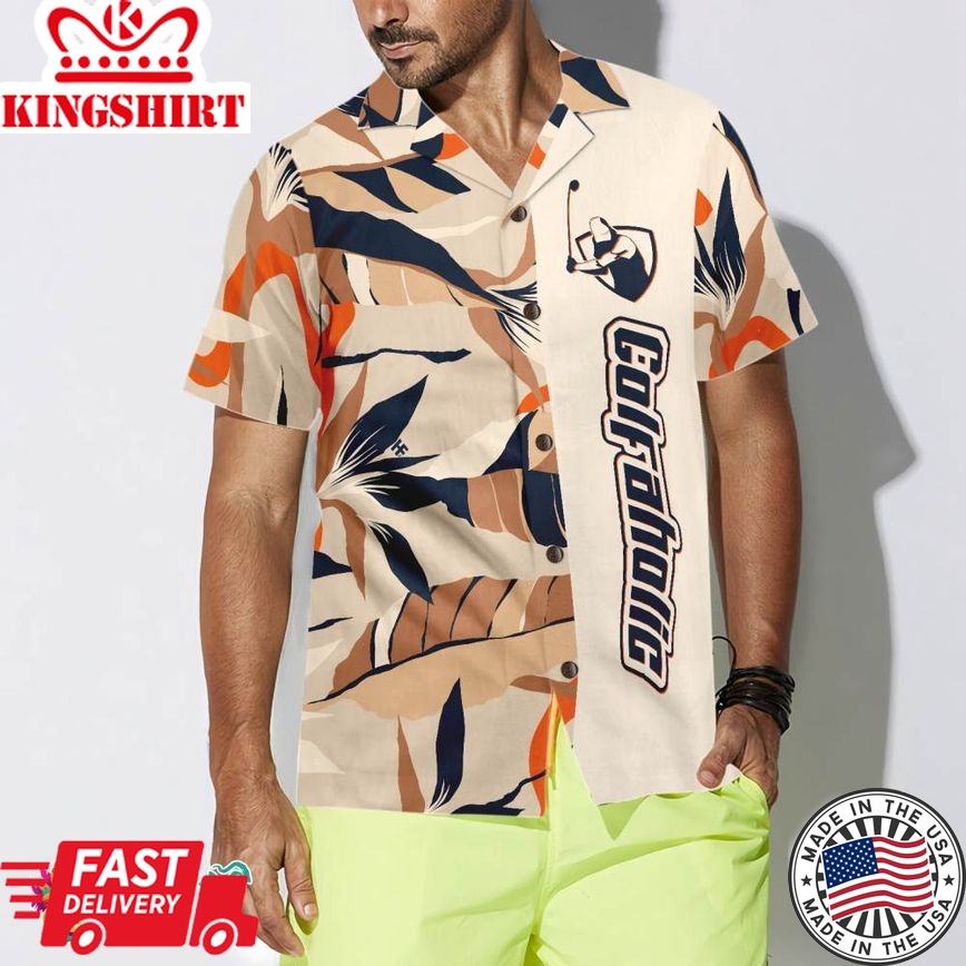 Modern Exotic Jungle Golfaholic Hawaiian Shirt