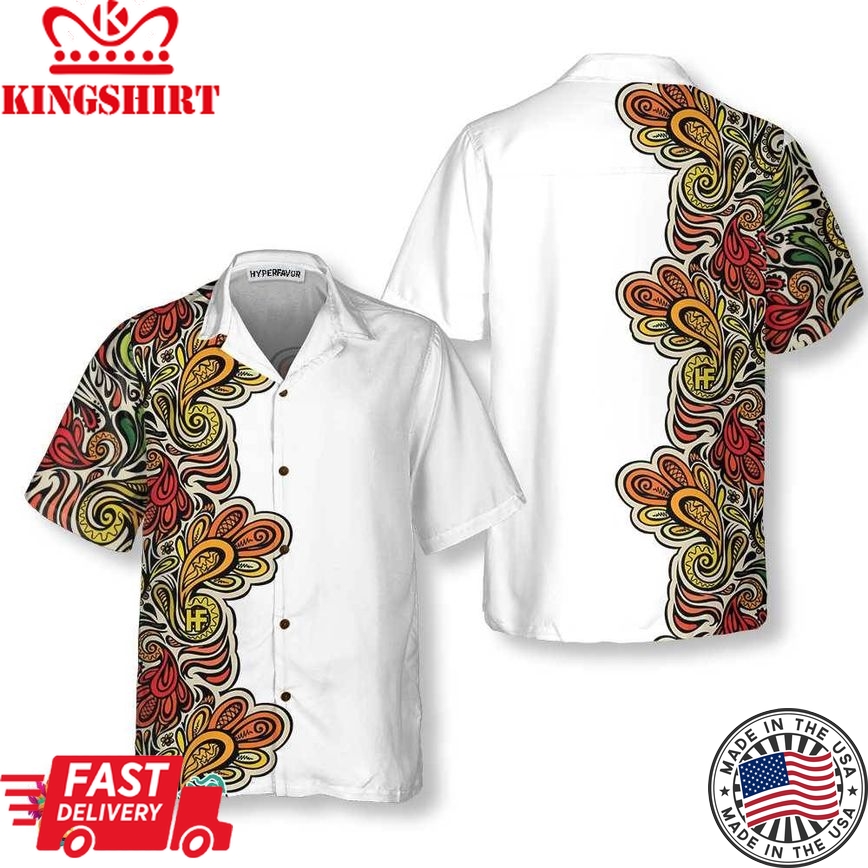 Modern Paisley Seamless Pattern Hawaiian Shirt, Paisley Shirt For Men And Women, Paisley Print Shirt