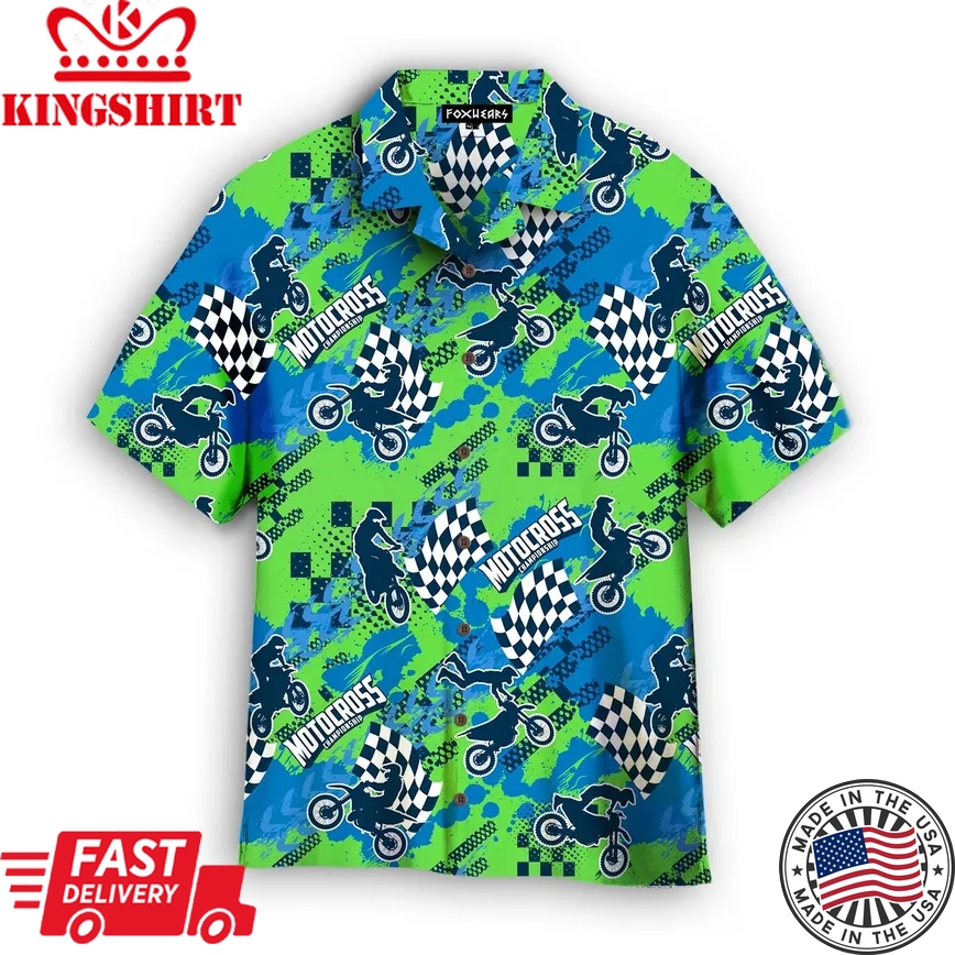 Motocross Championship Trendy Hawaiian Shirt