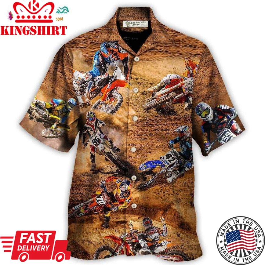 Motocross Mix Style So Cool Hawaiian Shirt