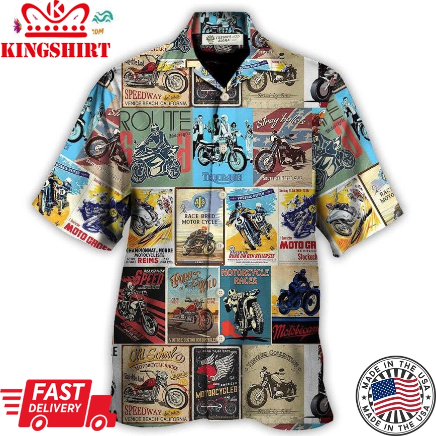 Motorcycle A Long Ride Is The Answer To Your Questions You Will Soon Forget Hawaiian Shirt