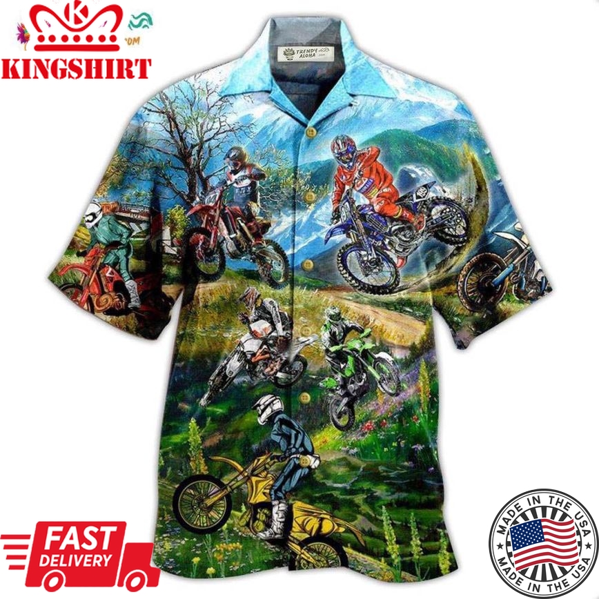 Motorcycle Motorsport Life Is Better With Braap Hawaiian Shirt