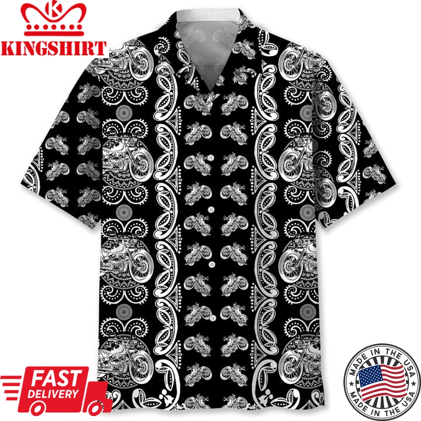 Motorcycle Partern Hawaii Shirt