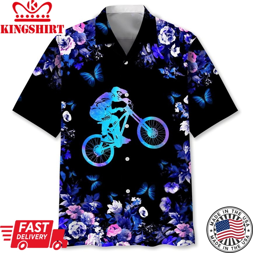 Mountain Bike Hawaiian Nature Trendy Hawaiian Shirt