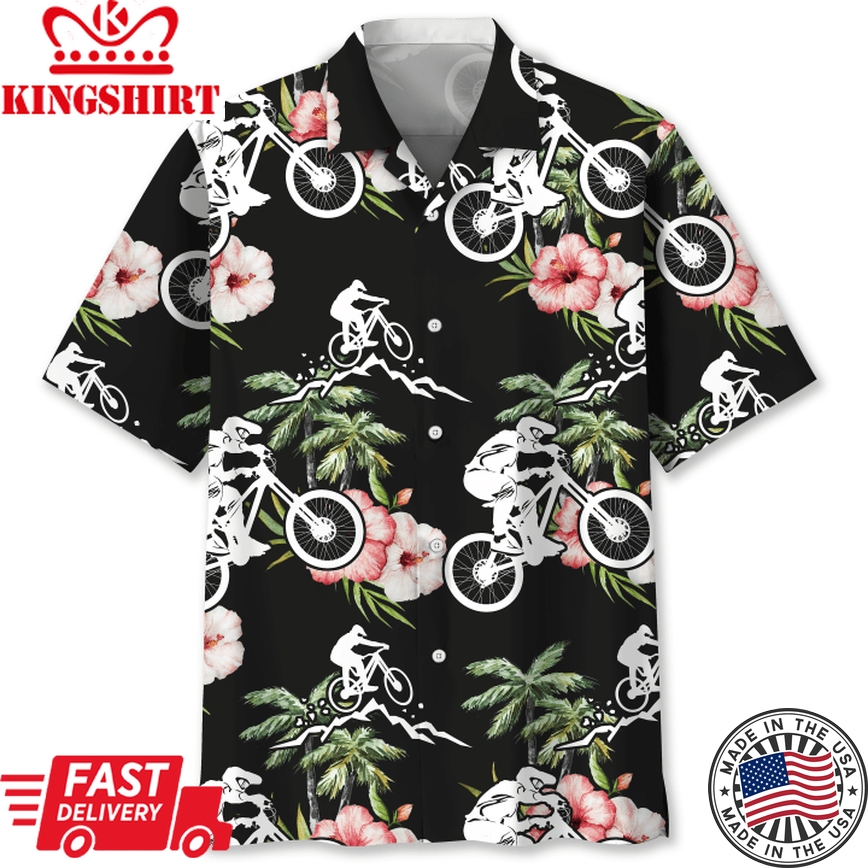 Mountain Bike Nature Flower Hawaii Shirt