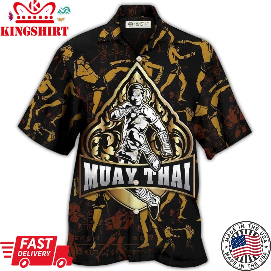 Muay Thai Cool Hawaiian Shirt