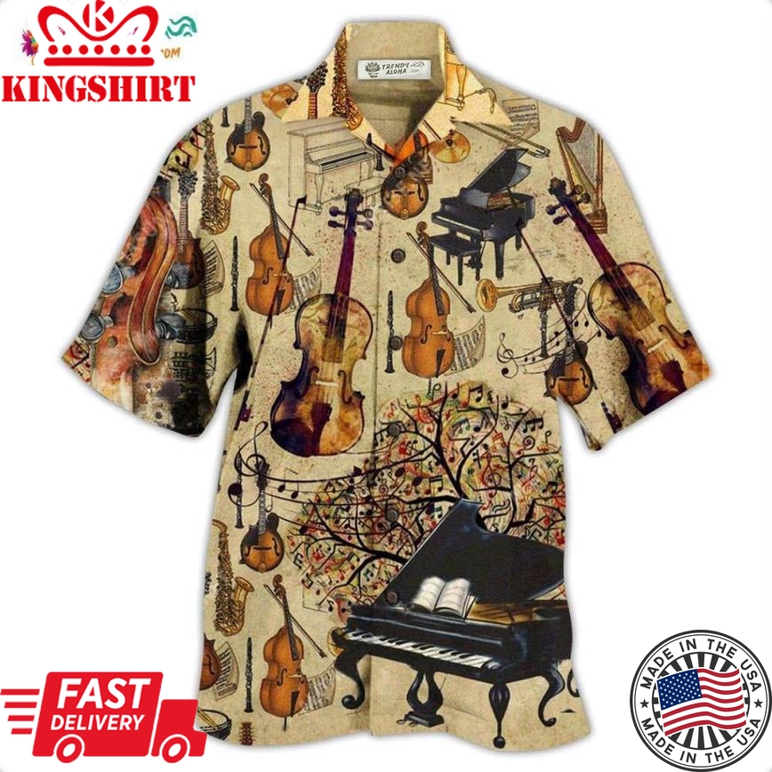 Music All My Life Love It Hawaiian Shirt