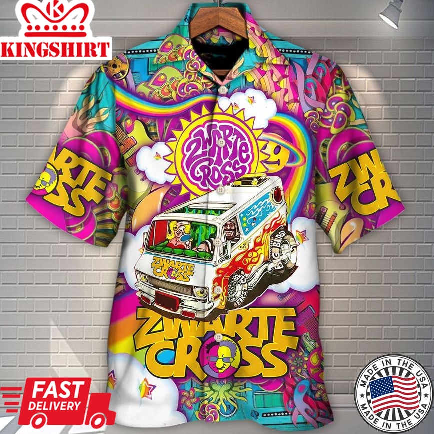 Music Event Zwarte Cross Follow The Beat Hippie Style Hawaiian Shirt