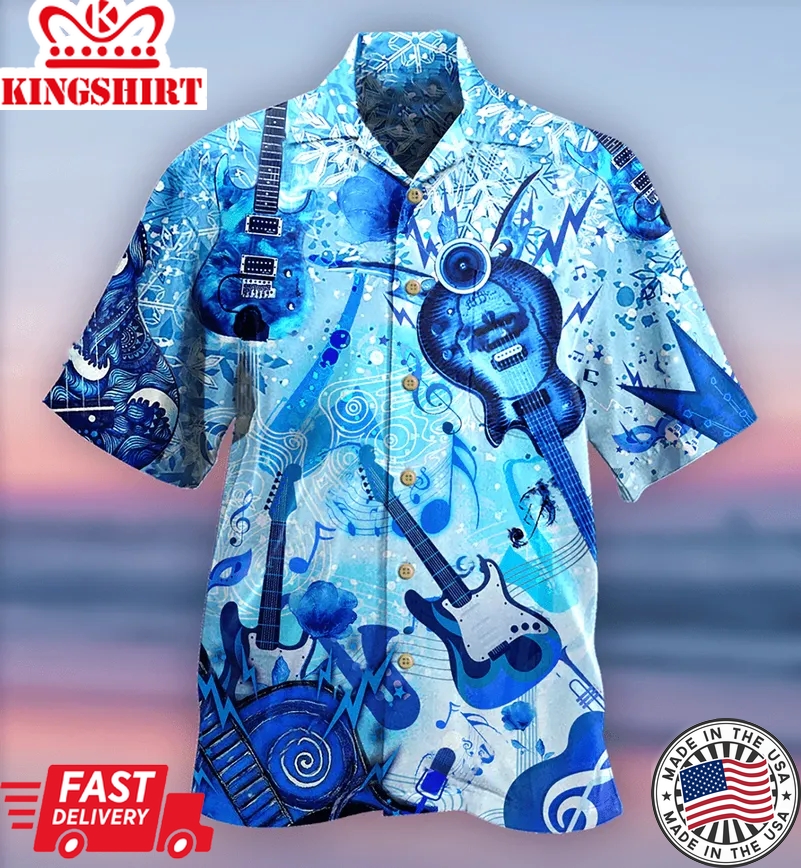 Music Is So Cool Trendy Hawaiian Shirt