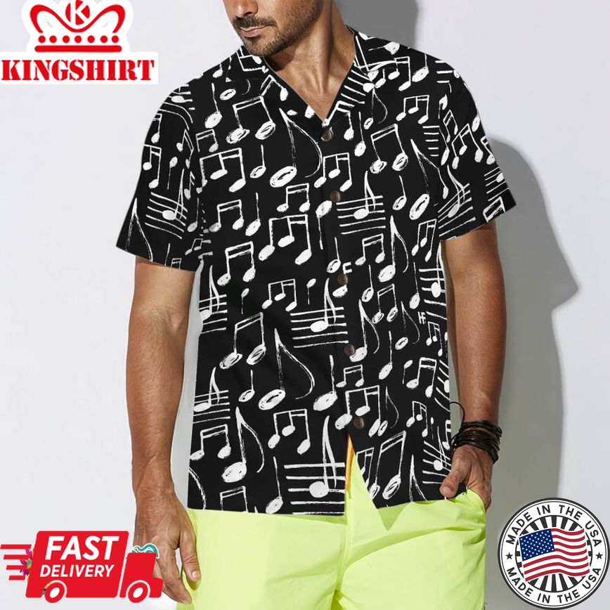 Music Note Shirt For Men Hawaiian Shirt