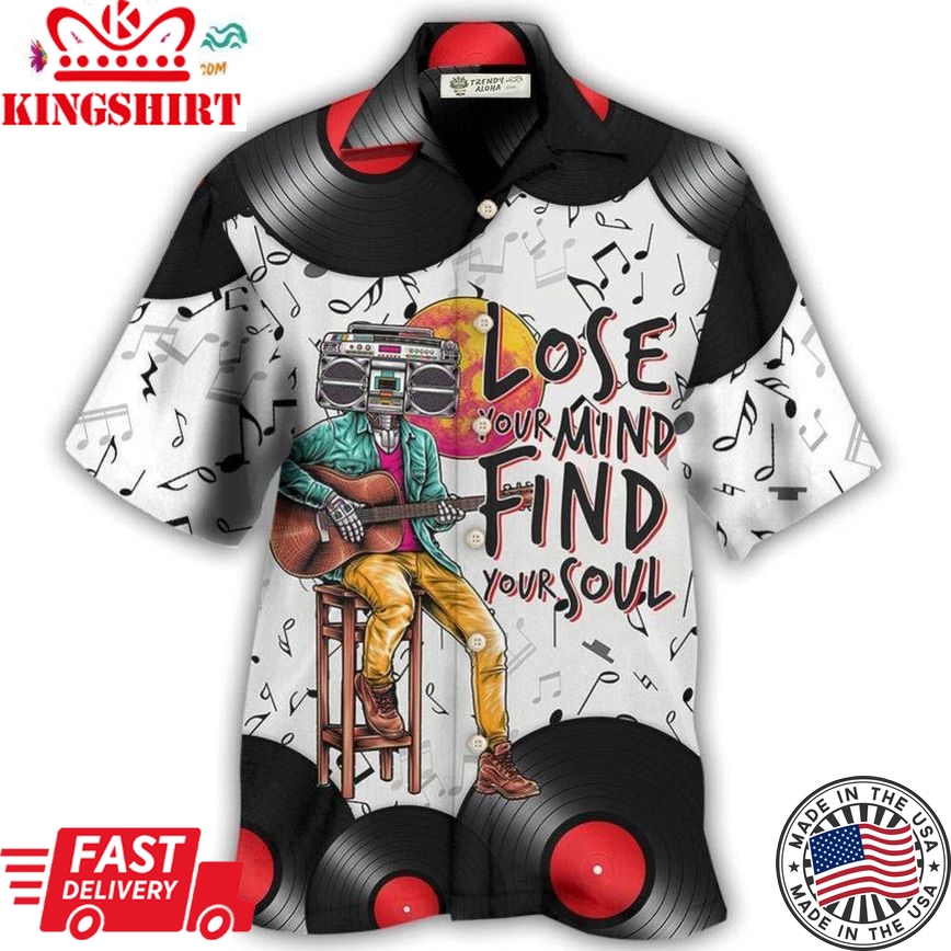 Music Stereo Lose My Mind Find Your Soul Hawaiian Shirt