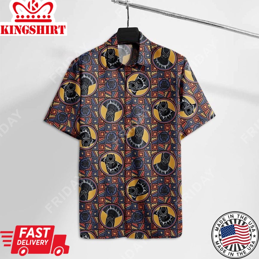 Mv Bp Hawaiian Shirt Mv B Panther Head Tribal Pattern Hawaii Tshirt