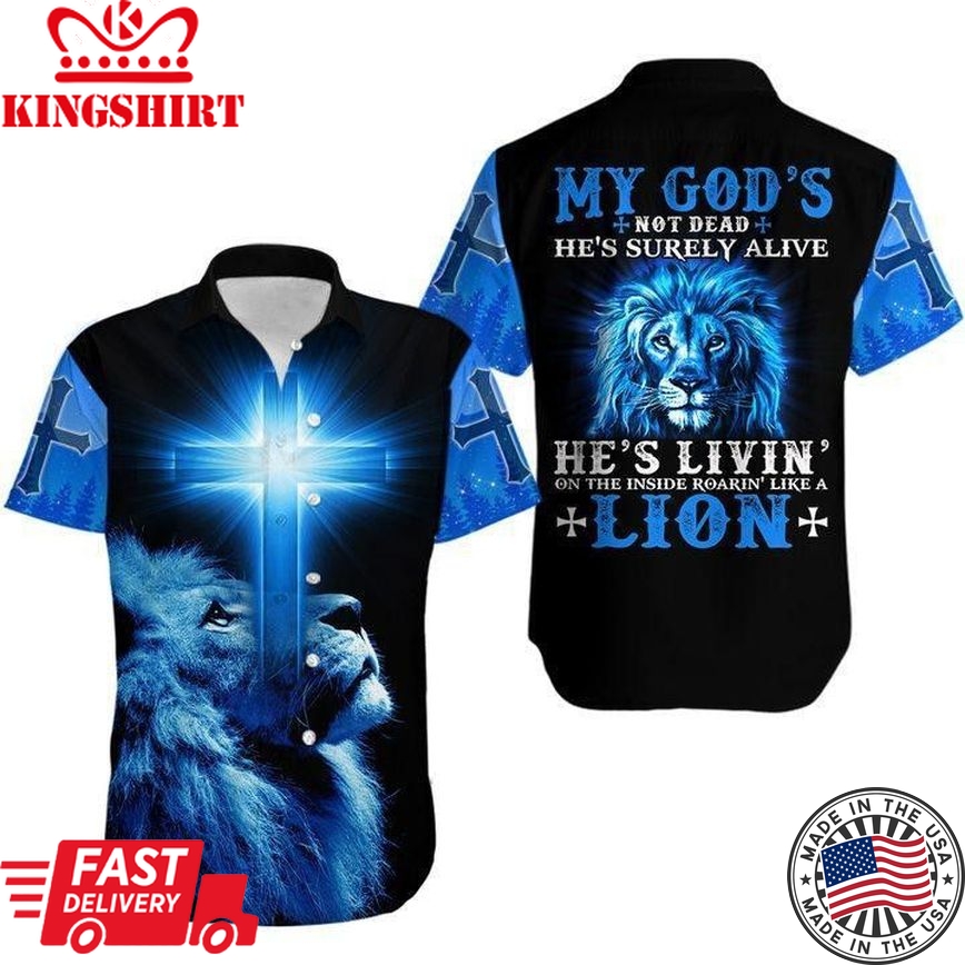 My God's Not Dead Trendy Hawaiian Shirt