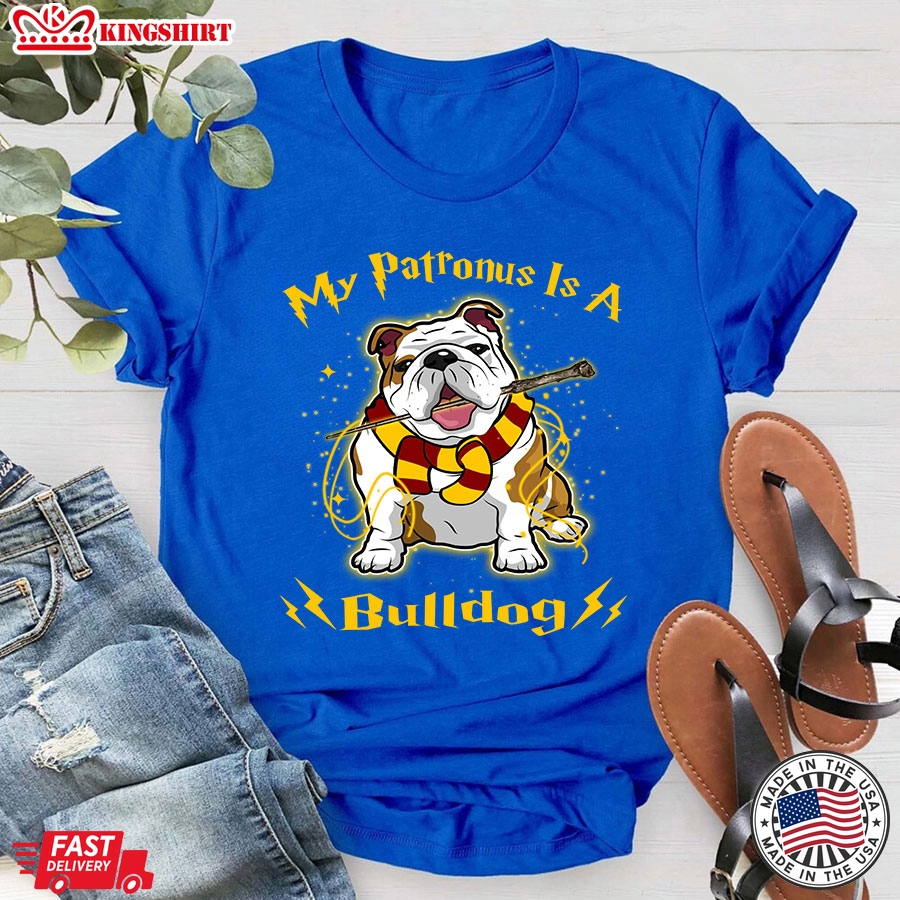 My Patronus Is A Bulldog T-Shirt - Unisex Tee