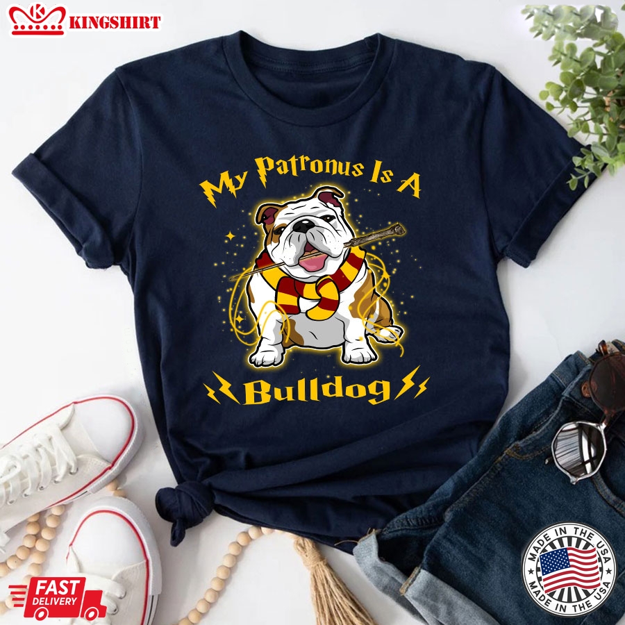 My Patronus Is A Bulldog T-Shirt - Unisex Tee