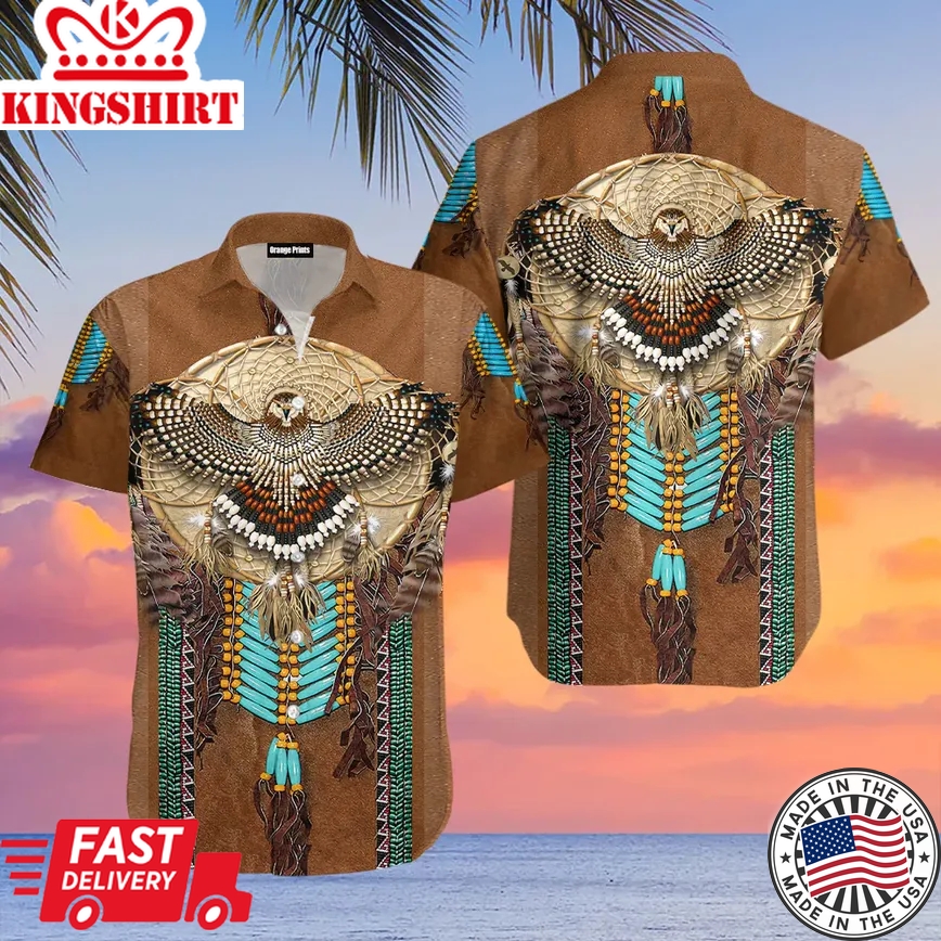 Native America Pattern Trendy Hawaiian Shirt For