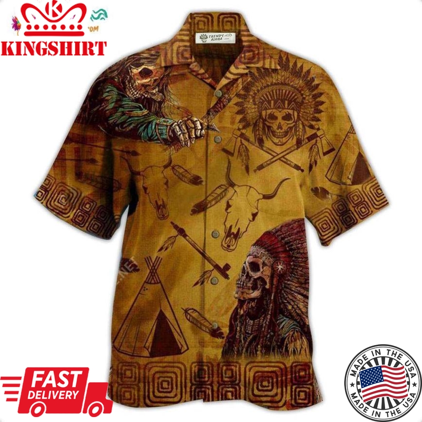 Native America Spirit Of A Nation Vintage Hawaiian Shirt