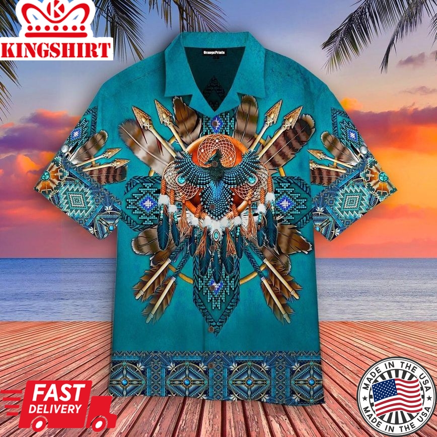 Native American Trendy Hawaiian Shirt For