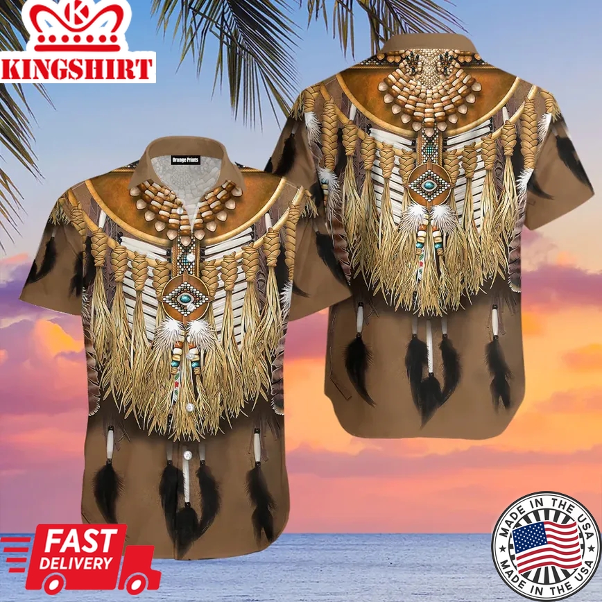 Native American Trendy Hawaiian Shirt For