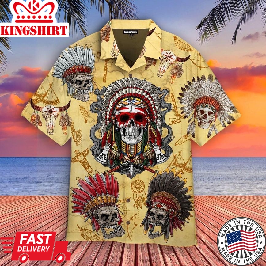 Native American Trendy Hawaiian Shirt For