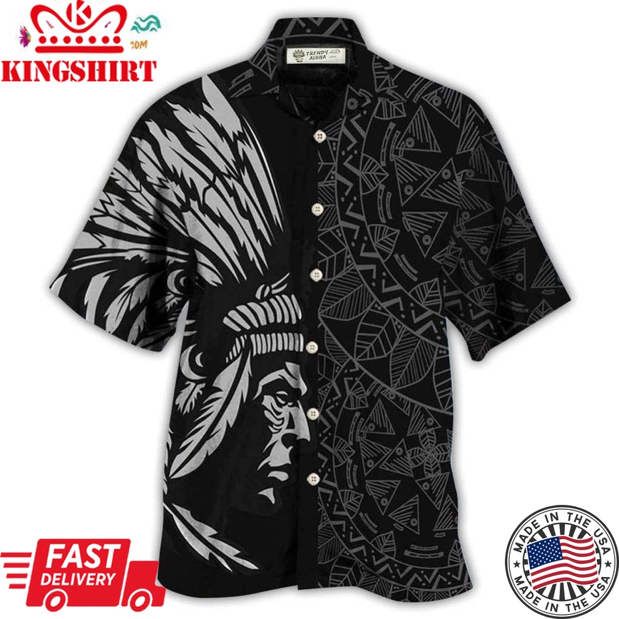 Native Man Still Here Still Strong Cool Style Hawaiian Shirt