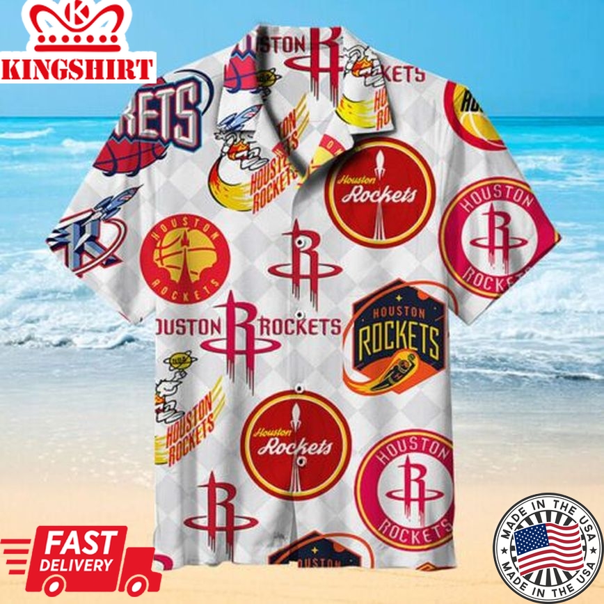 Nba Houston Rockets New Trending Trendy Hawaiian Shirt Aloha Shirt