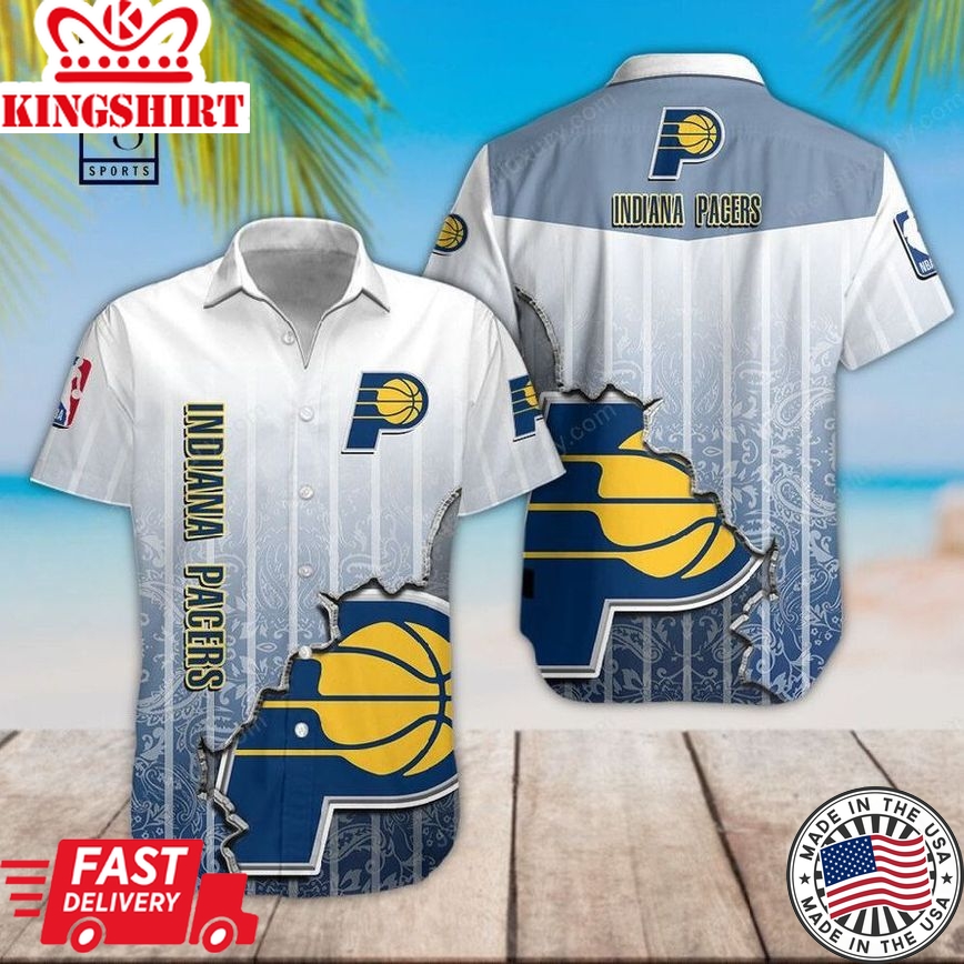 Nba Indiana Pacers Trendy Hawaiian Shirt V1 Aloha Shirt