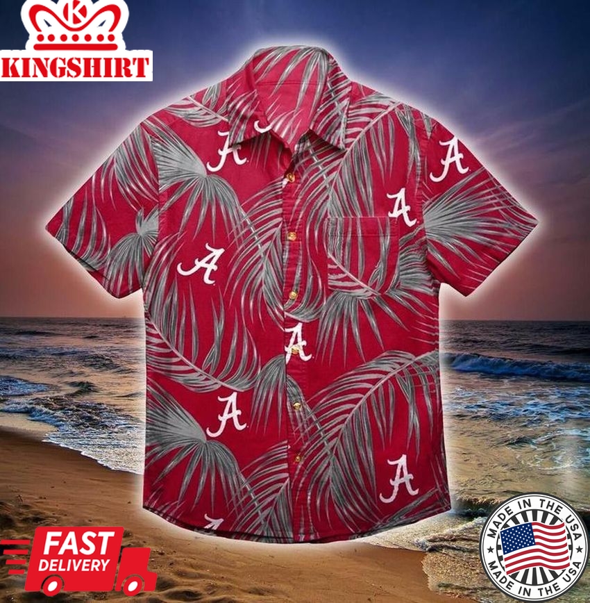 Ncaa Alabama Crimson Tide Trendy Hawaiian Shirt V13 Aloha Shirt