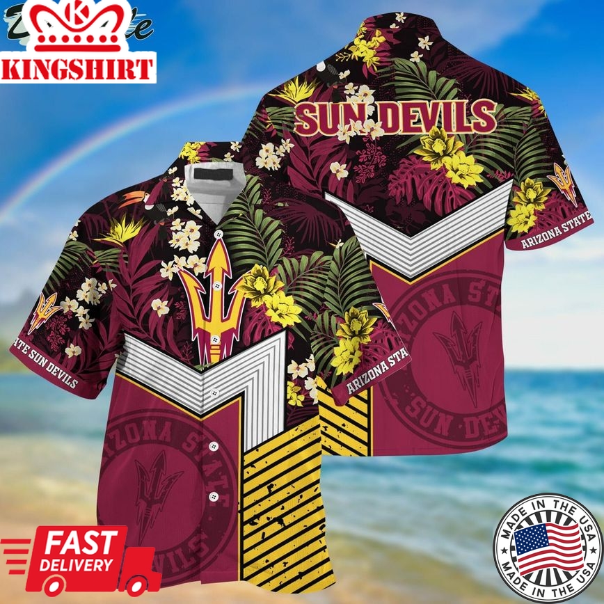 Ncaa Arizona State Sun Devils Special Design Trendy Hawaiian Shirt Aloha Shirt