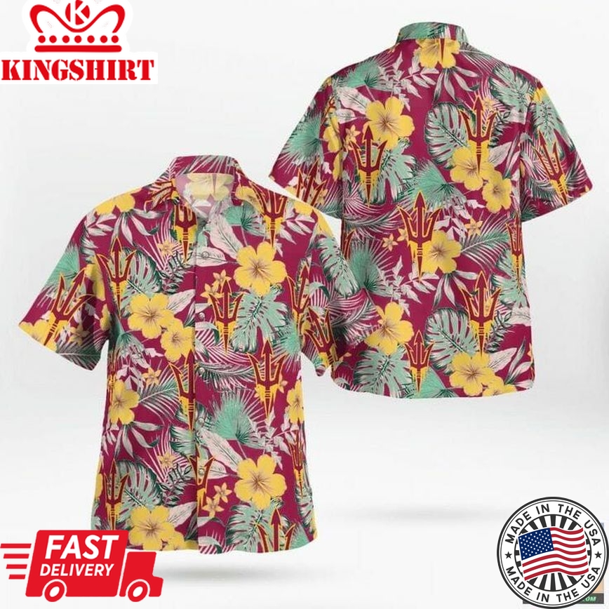 Ncaa Arizona State Sun Devils Special Style Trendy Hawaiian Shirt Aloha Shirt