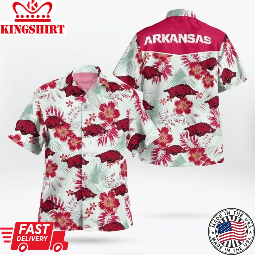 Ncaa Arkansas Razorbacks Special Design Trendy Hawaiian Shirt Aloha Shirt