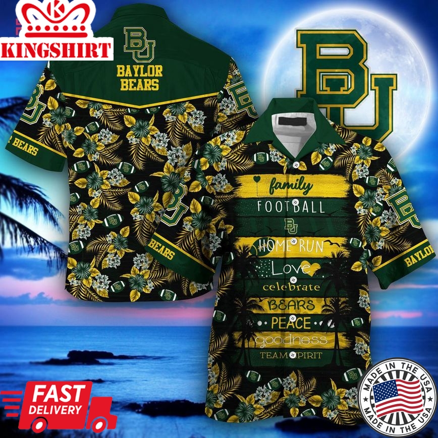 Ncaa Baylor Bears Limited Edition Trendy Hawaiian Shirt Aloha Shirt